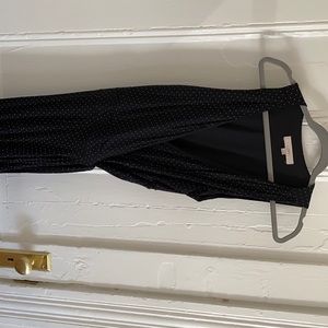 LOFT Midi wrap dress